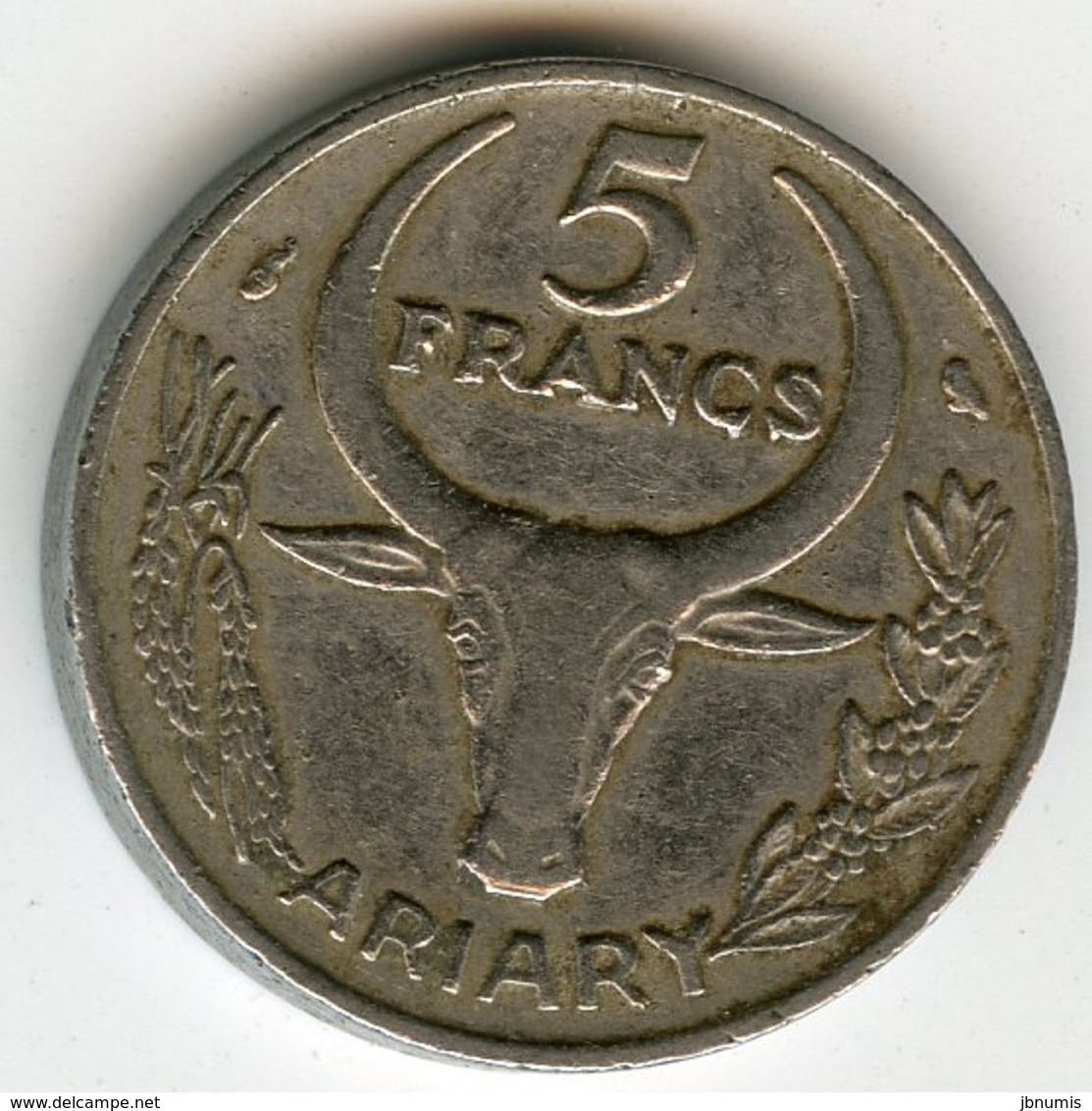 Madagascar 5 Francs 1972 Ariary KM 10 - Madagascar