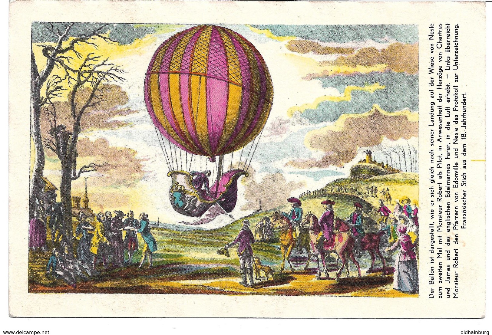 1672x: Ballonpost- Landeort Hollabrunn, Schöne AK Aus Dem Jahr 1957 - Hollabrunn