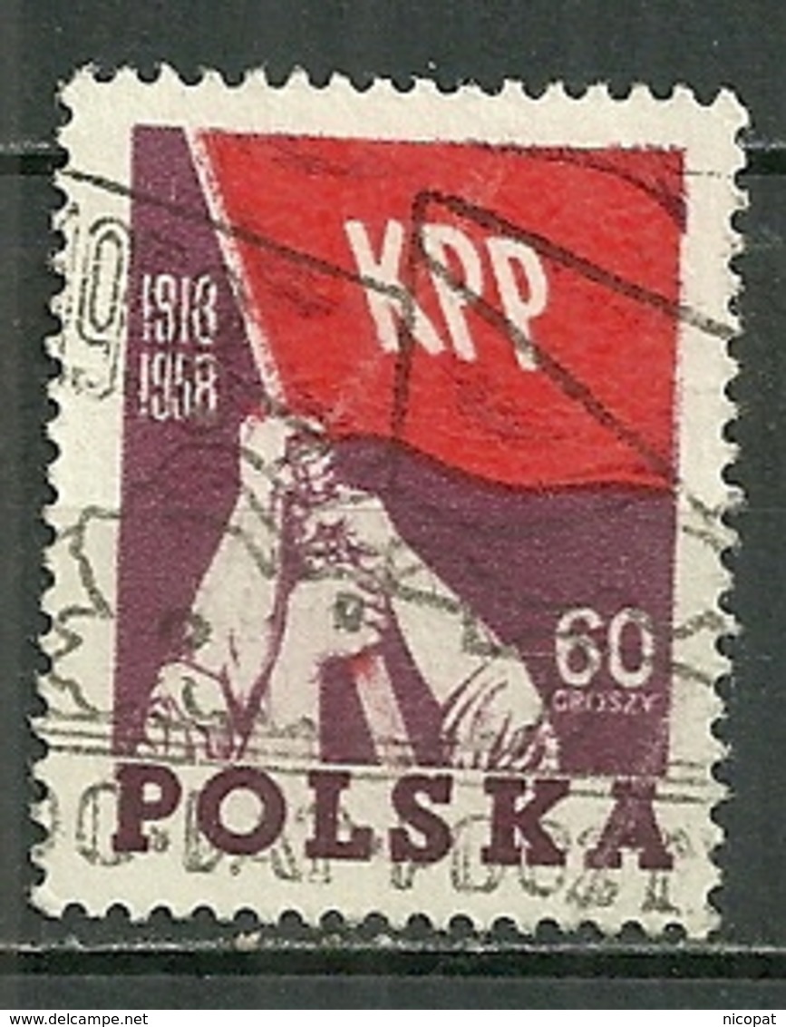 POLAND Oblitéré 951 Anniversaire Du Parti Communiste Polonais KPP - Oblitérés