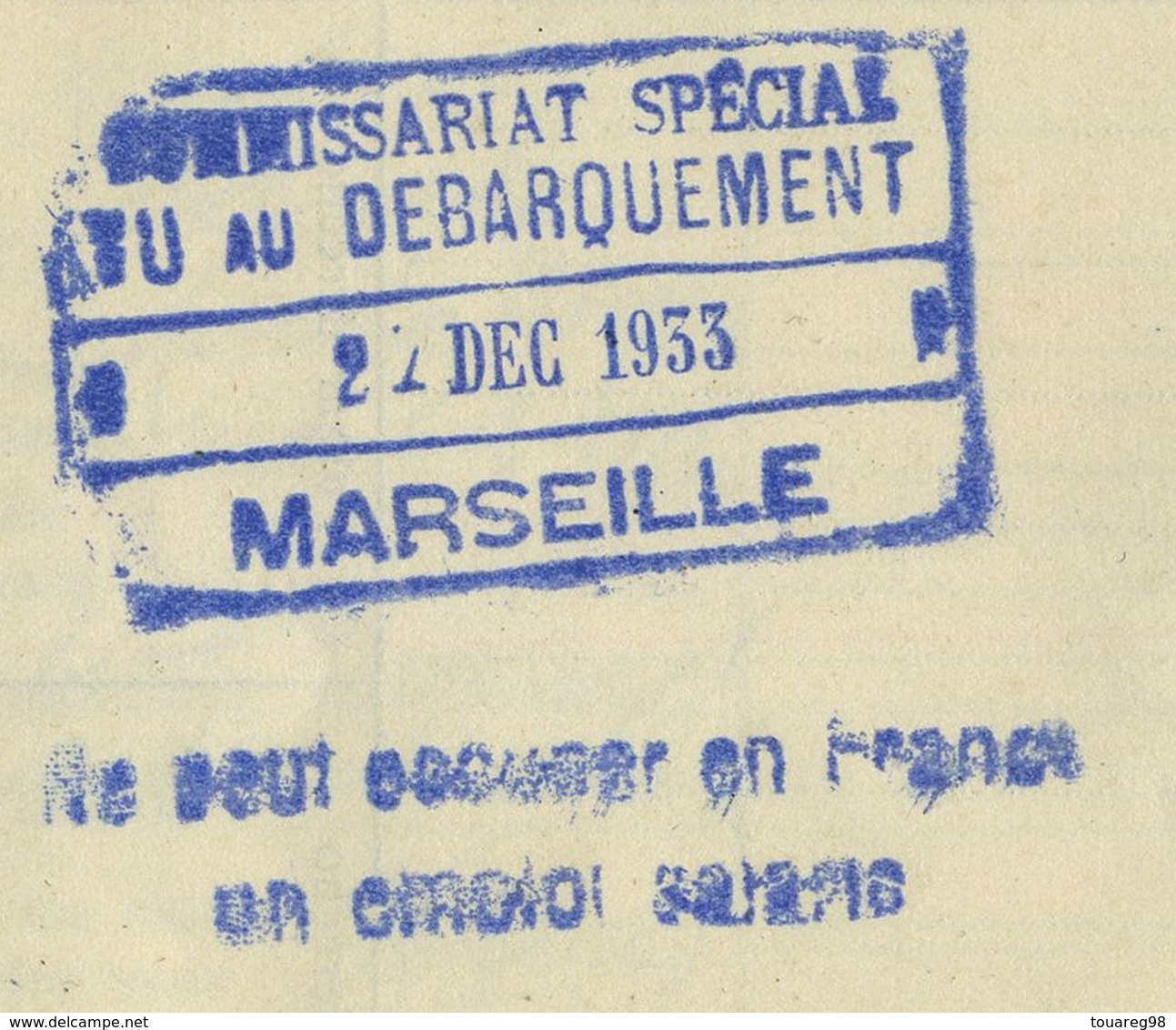 Passeport Espagnol Valable Pour La France. España. Pasaporte. Délivré à Palma De Mallorca En 1933. Cachets. Marseille. - Documents Historiques