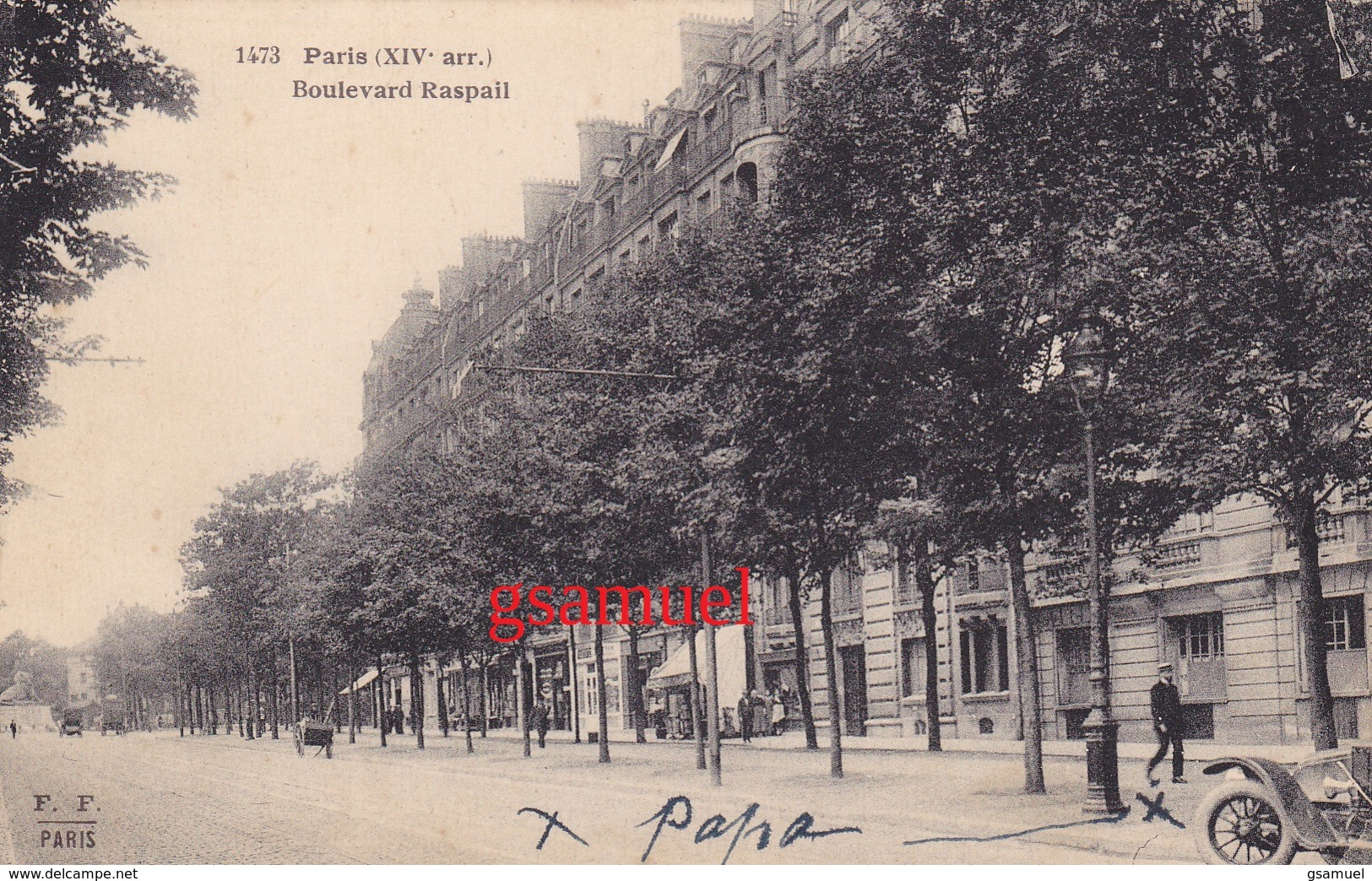 Paris 14è Boulevard Raspail -  (pas Courante), - Arrondissement: 14