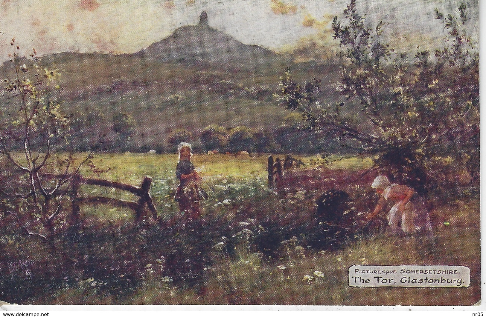 CPA " OILETTE " - SOMERSETSHIRE - The Tor, GLASTONBURY -   Illustrateur Raphael Tuck - Tuck, Raphael