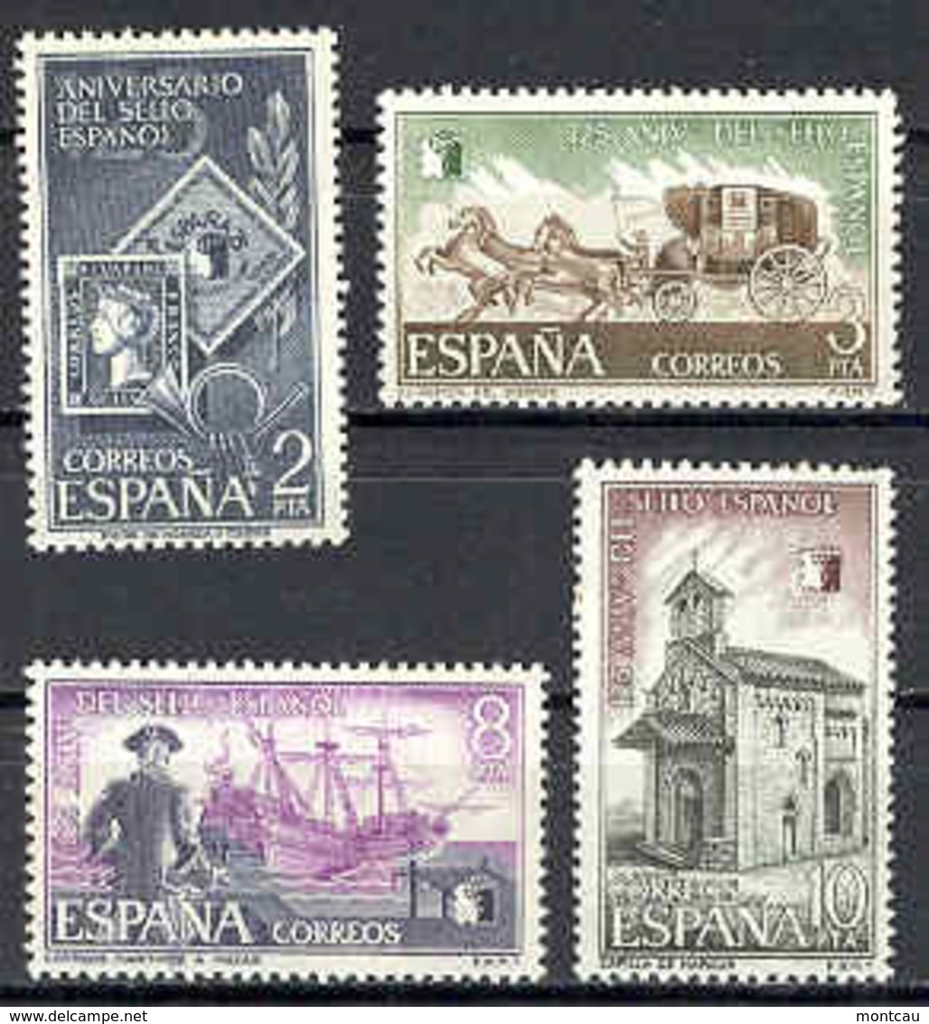 Spain 1975. 125 Ani. Del Sello Ed 2232-35 (**) - Stamps On Stamps