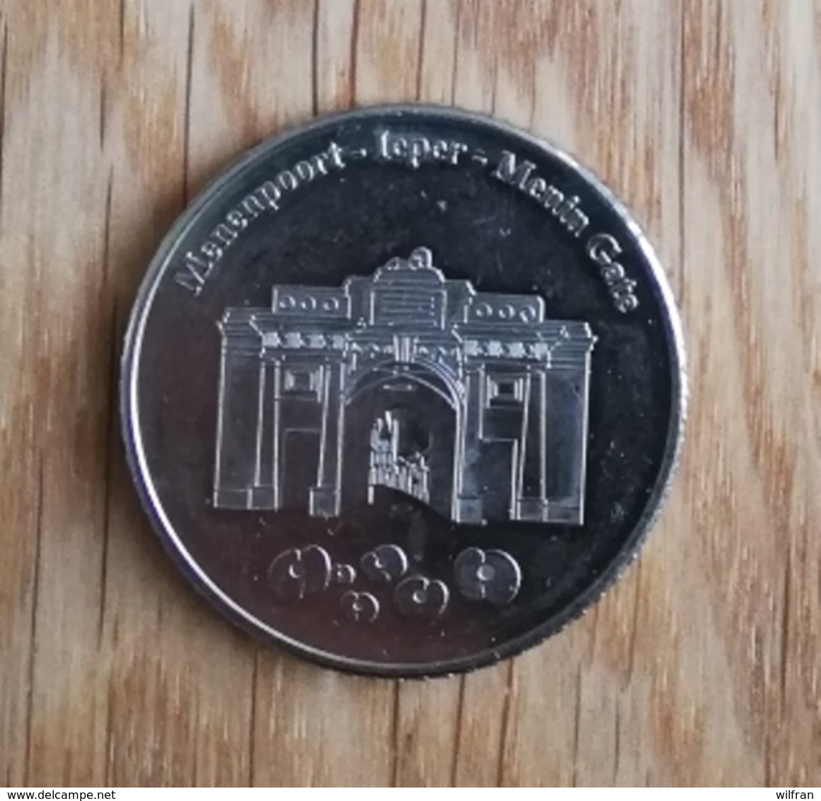 3268 Vz Menenpoort Ieper Menin Gate - Kz Belgian Heritage Collectors Coin - Other & Unclassified