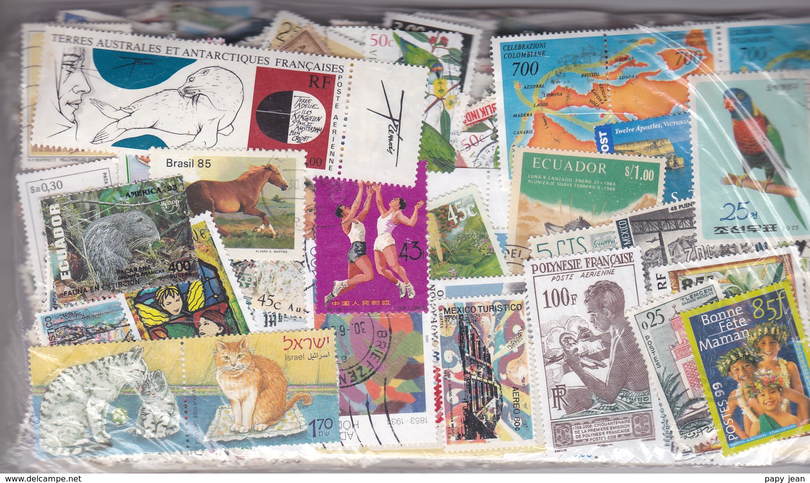 100 Grs TIMBRES MONDE - Petits Et Grands Formats-  Décollés - En Provenance Des Missions - Lots & Kiloware (mixtures) - Min. 1000 Stamps