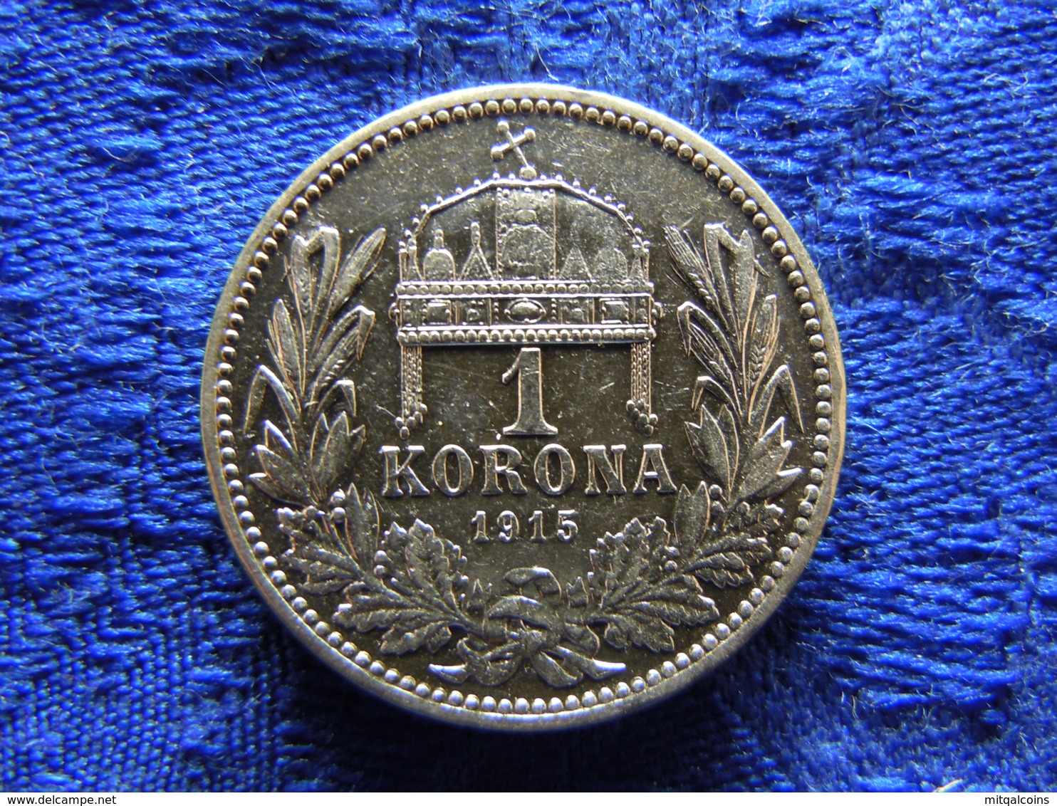 HUNGARY 1 CORONA 1915, KM492 Cleaned - Ungarn