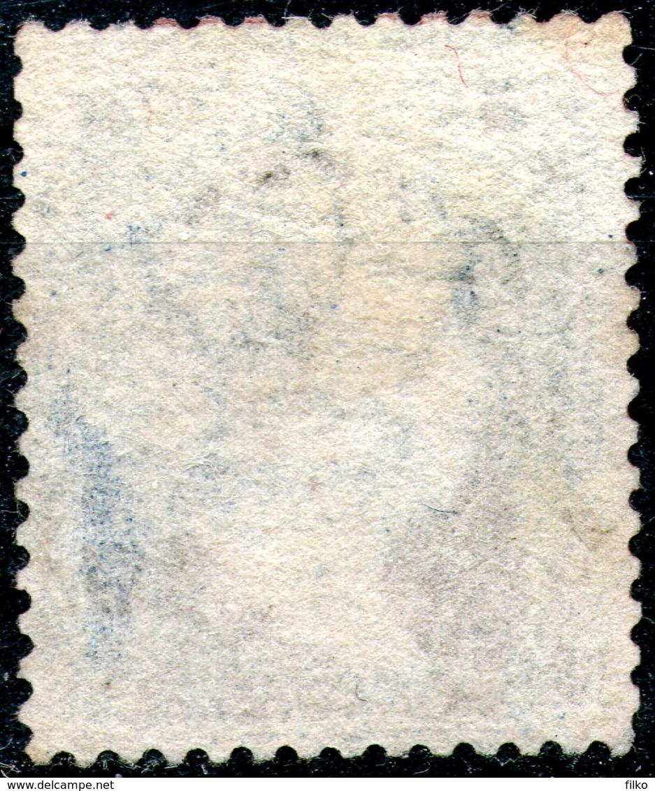 Great Britan,1855,Queen Victoria 2 Pence,perf:14,letter:K-K,cancell:PPt.9,WMK3,as Scan - Oblitérés