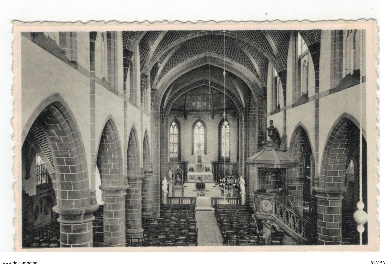 10. Herselt  Binnenzicht Der Kerk - Herselt