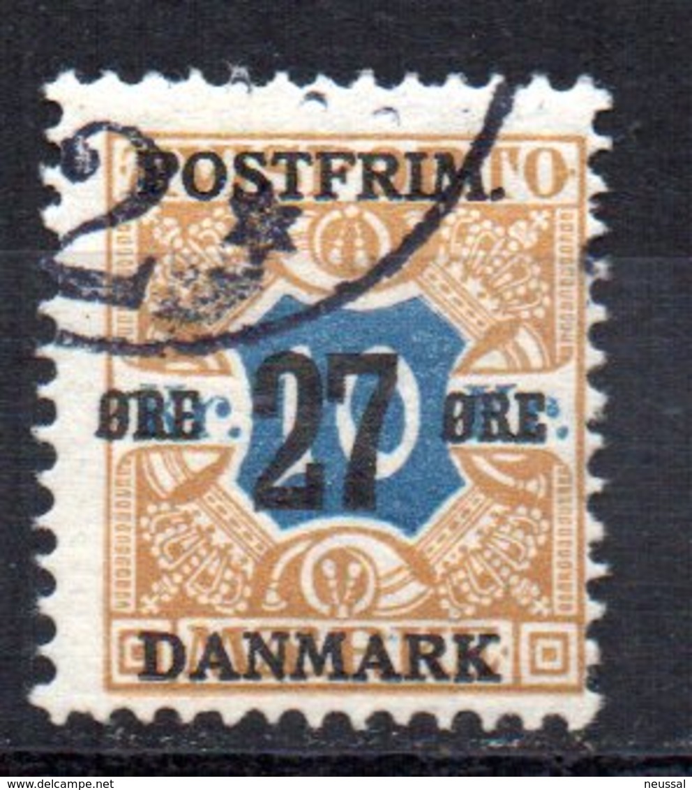 Sello  Nº 90  Dinamarca - Usado