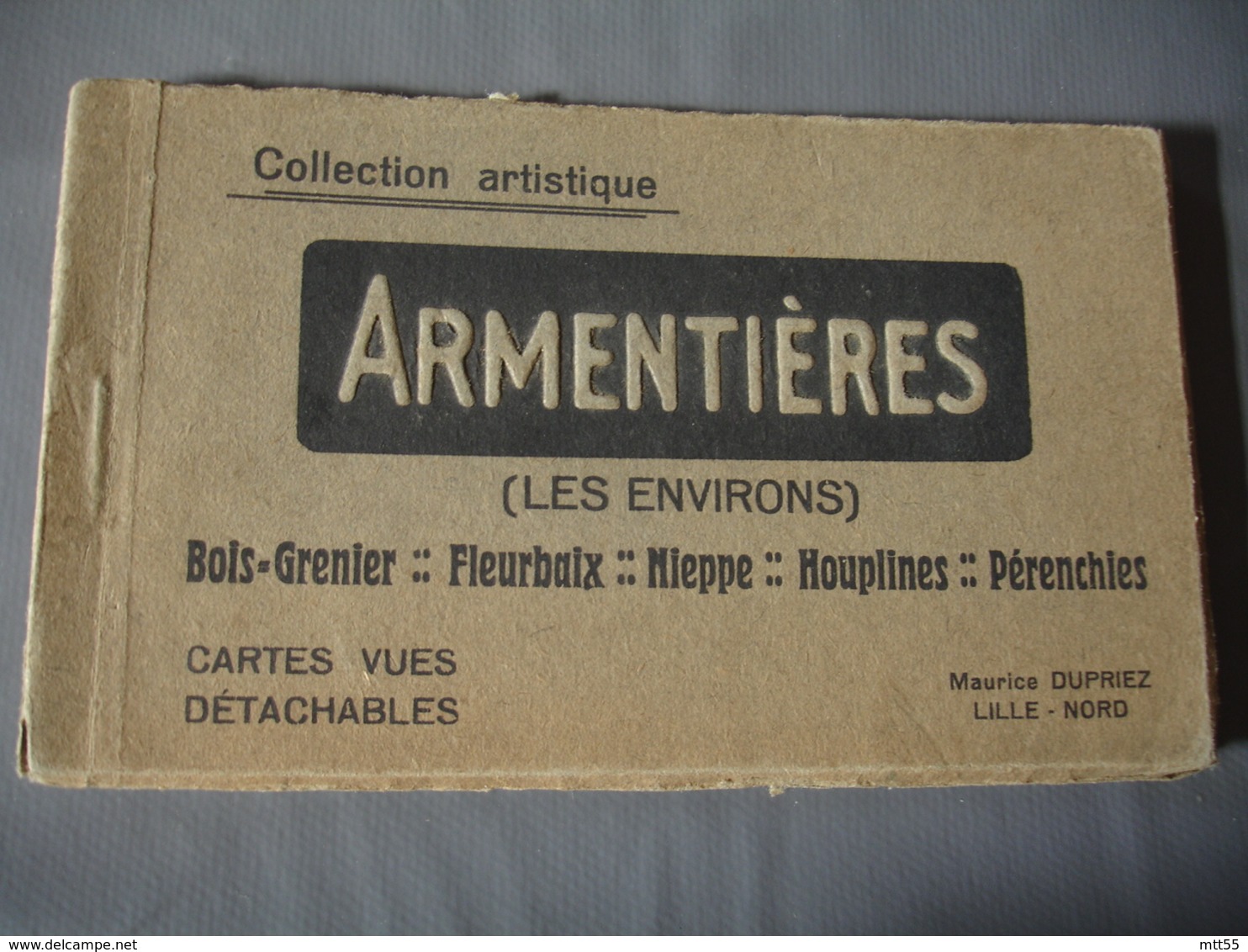 Guerre 14.18 Carnet Bois Grenier Fleurbaix Houplines Nieppe Environs Armentieres - Guerre 1914-18