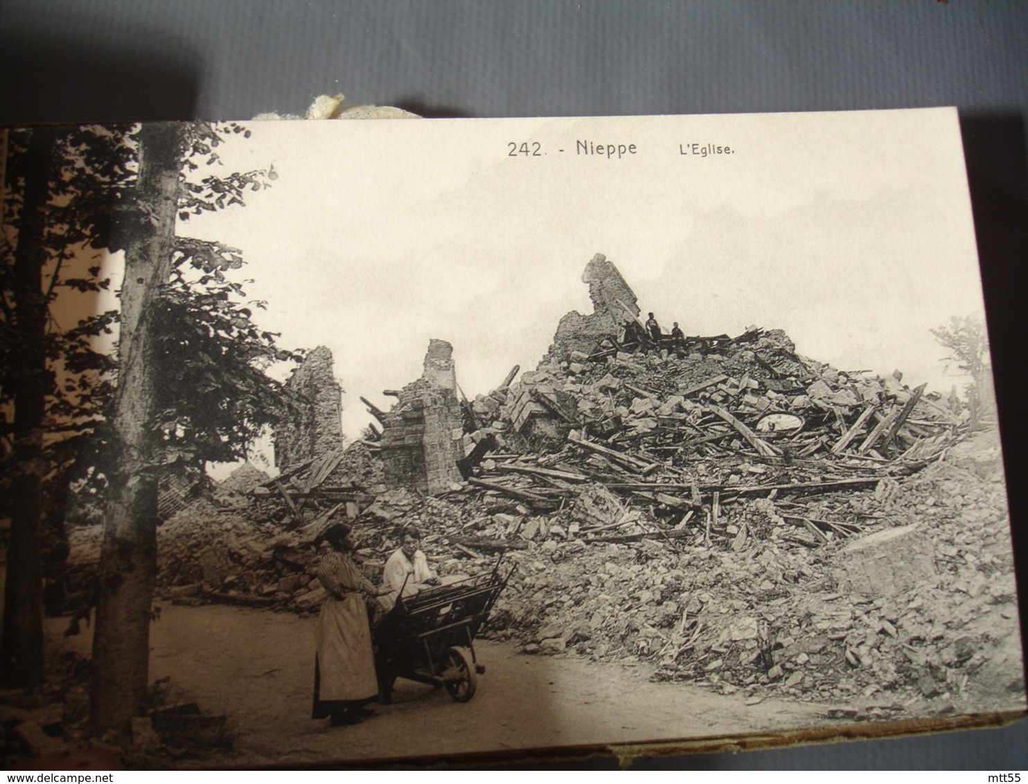 guerre 14.18 carnet bois grenier fleurbaix houplines nieppe environs armentieres