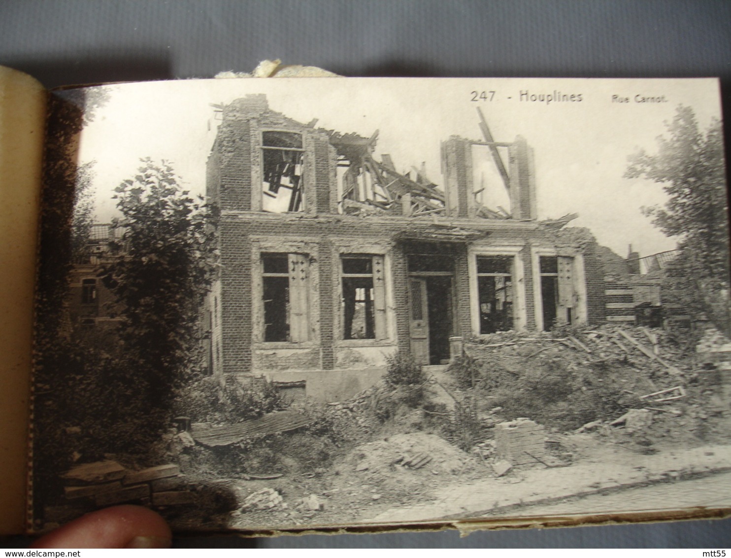 guerre 14.18 carnet bois grenier fleurbaix houplines nieppe environs armentieres