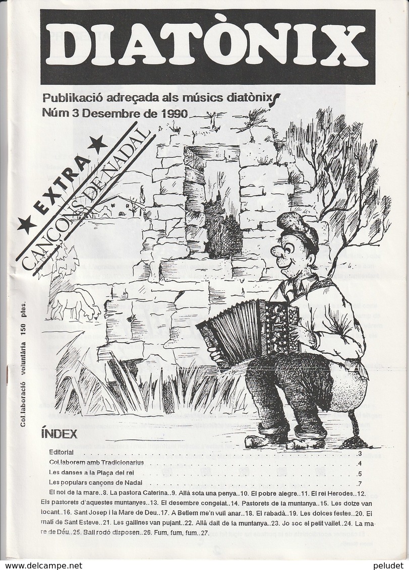 DIATONIX - PUBLIKACIO ADREÇADA ALS MUSICS DIATONIXS - NUM  3 - 1990 - CATALA - Cultura