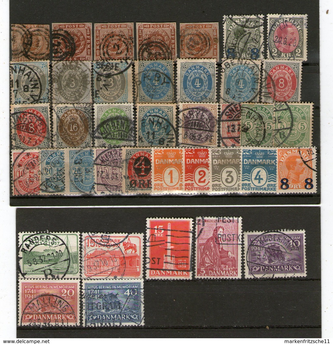 Lot Alte Dänemark  Falz / Gestempelt - Vrac (max 999 Timbres)