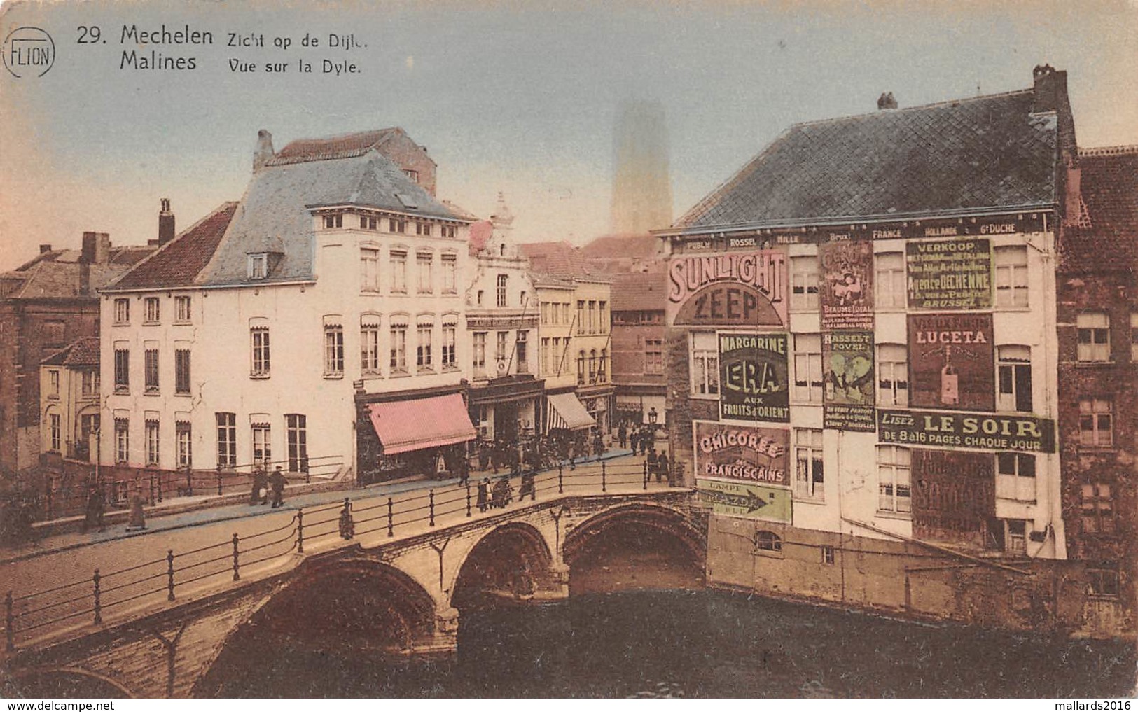 MALINES / MECHELEN - VUE SUR LA DYLE ~ AN OLD POSTCARD #95712 - Mechelen