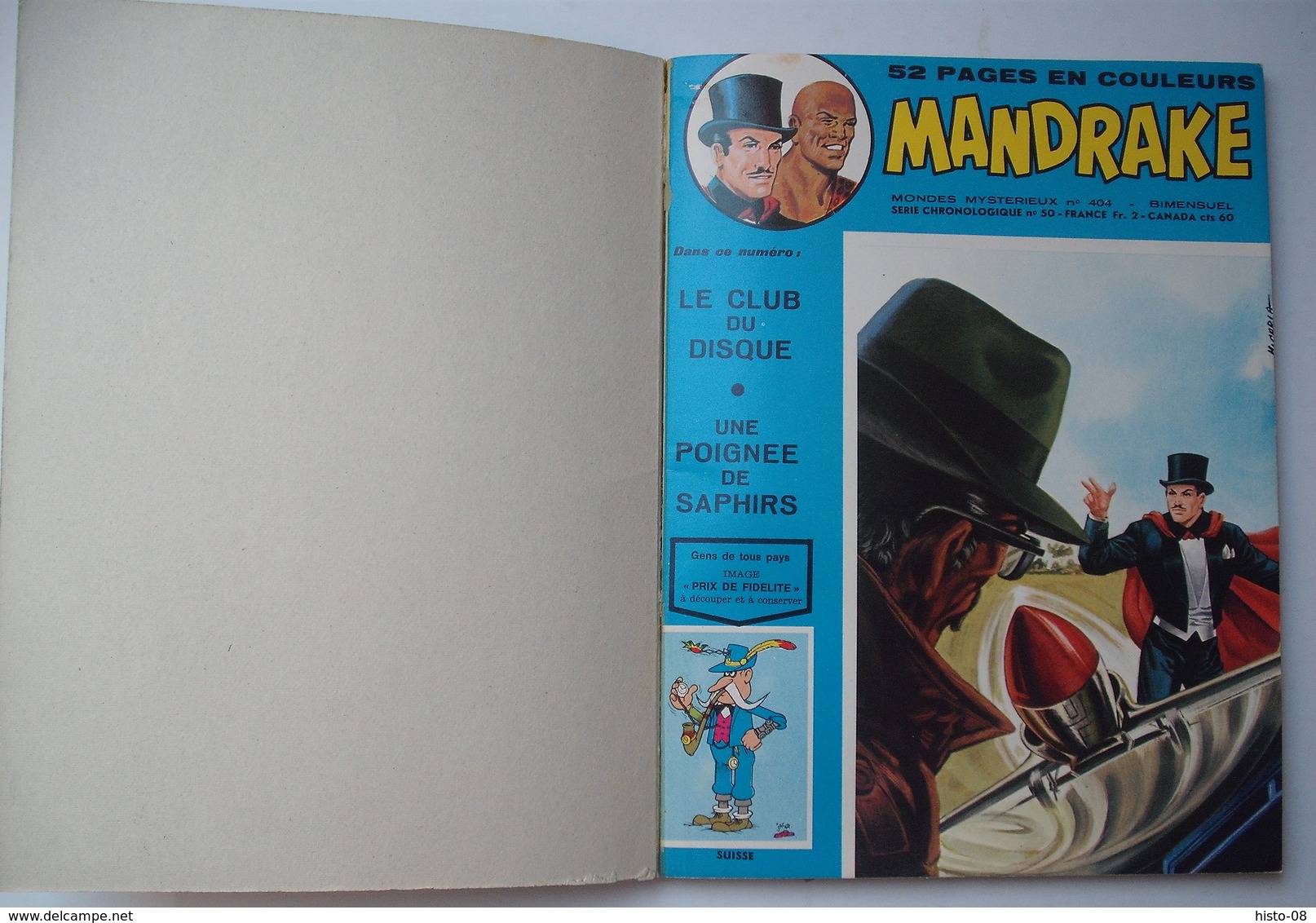 BD - COMICS : ALBUM MANDRAKE . N° 46 . 1973 . - Mandrake