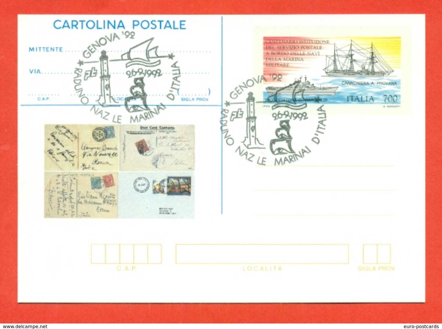 INTERI POSTALI- C 225 - FDC - ANNULLO GENOVA - Stamped Stationery