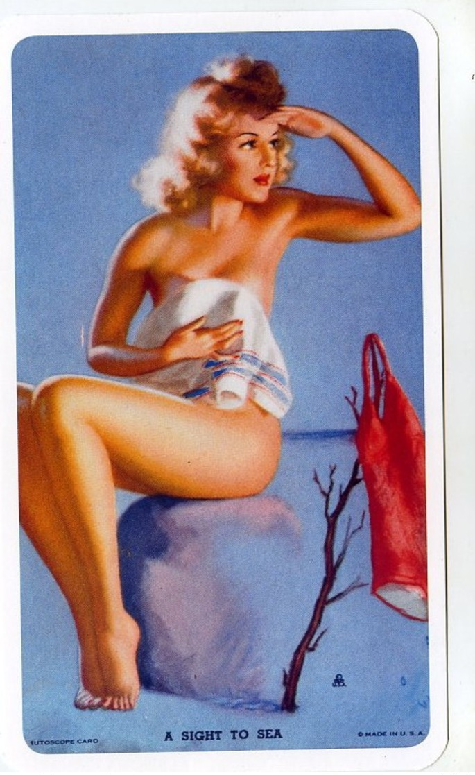 CARTE MUTOSCOPE PIN UP USA 1940 1954 Citation : MARILYN MONROE - Pin-Ups