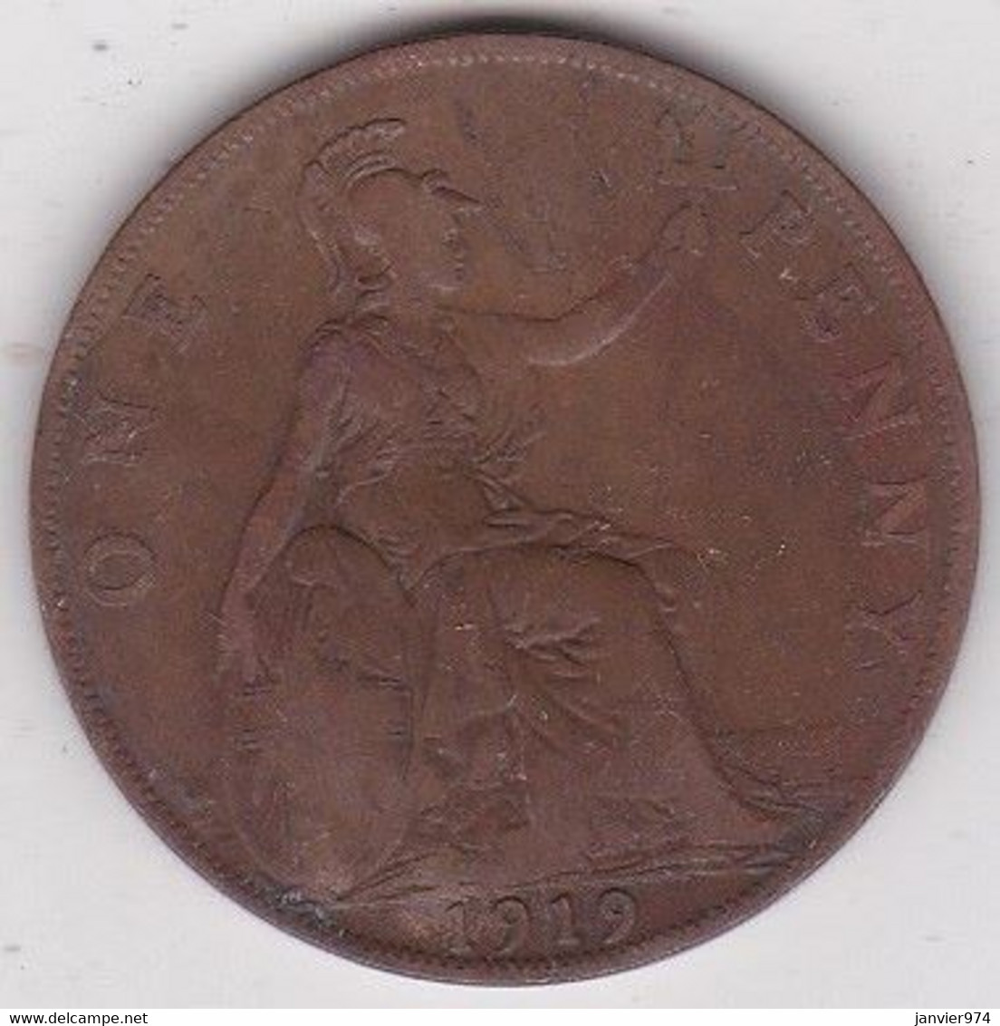 Grande-Bretagne. 1 Penny 1919. George V - D. 1 Penny