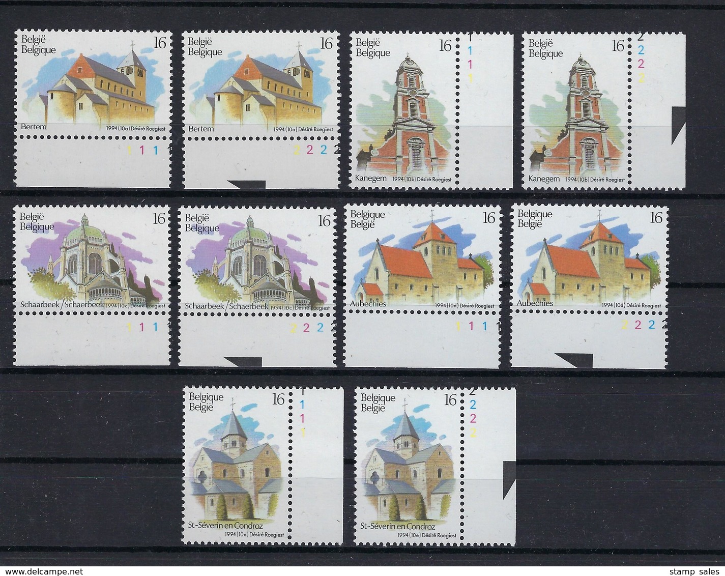 N°2561/2565 (pltn°set) MNH ** POSTFRIS ZONDER SCHARNIER SUPERBE - 1991-2000