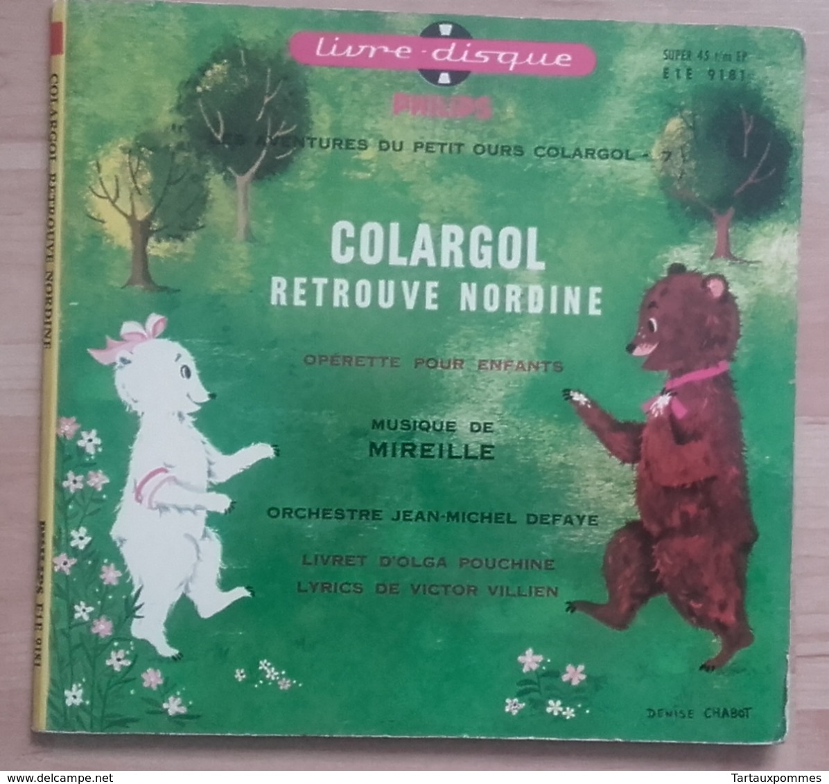 Super 45T - COLARGOL Retrouve Nordine - Livre-disque - Spezialformate