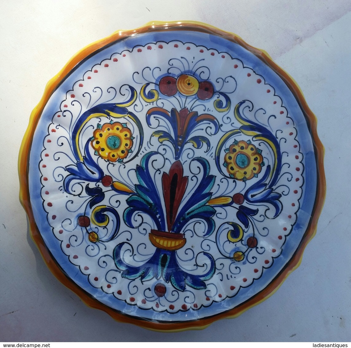 Deruta Wall Plate - Sierbord - Assiette à Suspense As 2188 - Deruta (ITA)