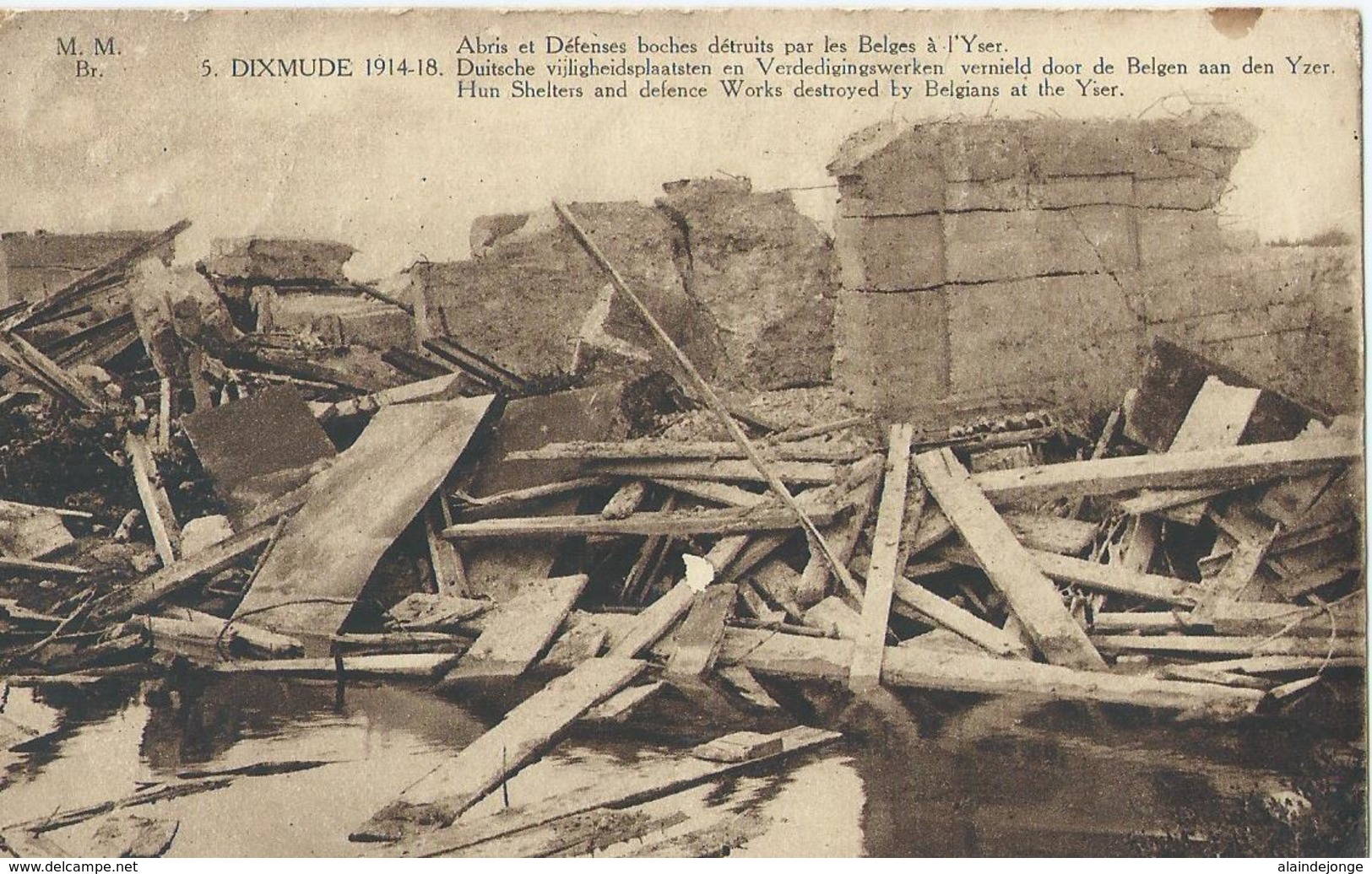 Diksmuide - Dixmude - 1914-18 - Abris Et Défenses Boches - Edit. M. Marcovici - 1919 - Diksmuide
