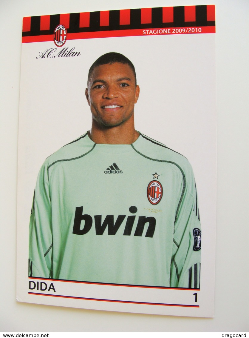 DIDA  PORTIERE     A.C. MILAN 2009 / 2010   SPONSOR UFFICIALE BWIN ADIDAS SKY    CALCIO  FOOTBALL  SOCCER - Calcio