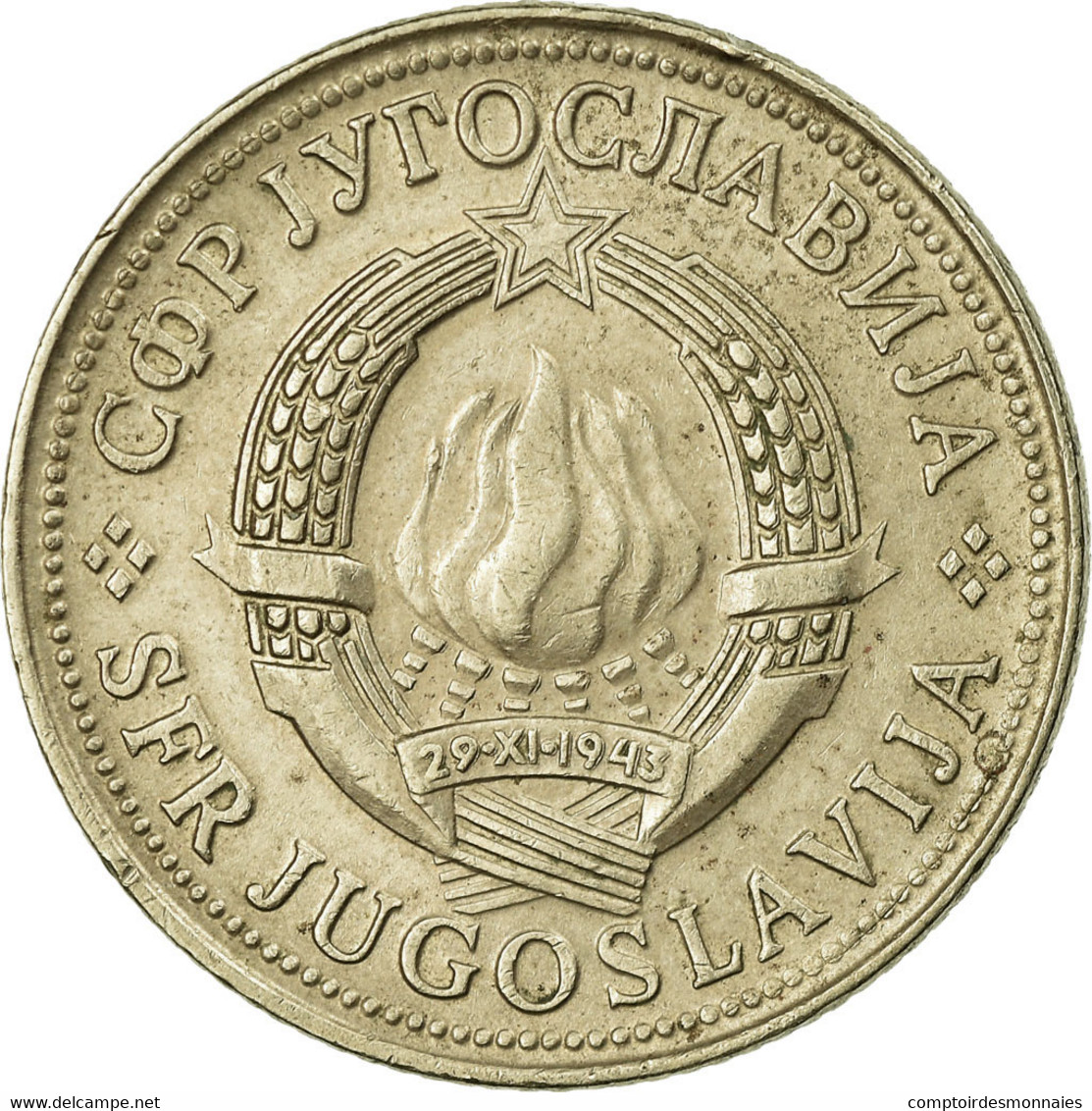 Monnaie, Yougoslavie, 10 Dinara, 1978, TB, Copper-nickel, KM:62 - Yougoslavie