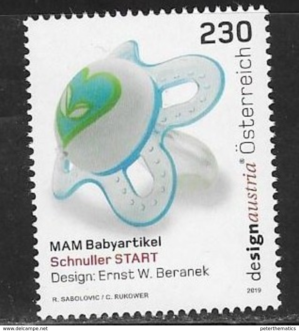 AUSTRIA, 2019, MNH, BABY ARTICLES, PACIFIER, 1v - Sonstige & Ohne Zuordnung