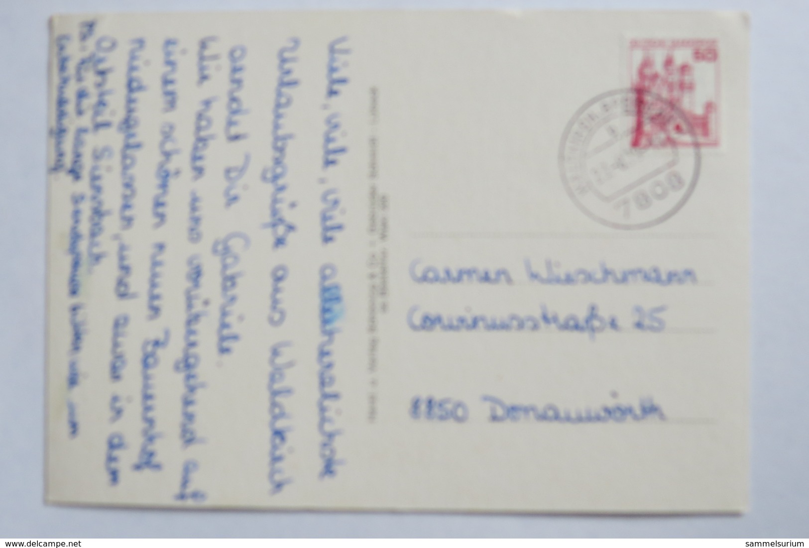 (11/2/91) Postkarte/AK "Grüße Aus Waldkirch Im Schwarzwald" Mehrbildkarte Mit 7 Abbildungen - Waldkirch