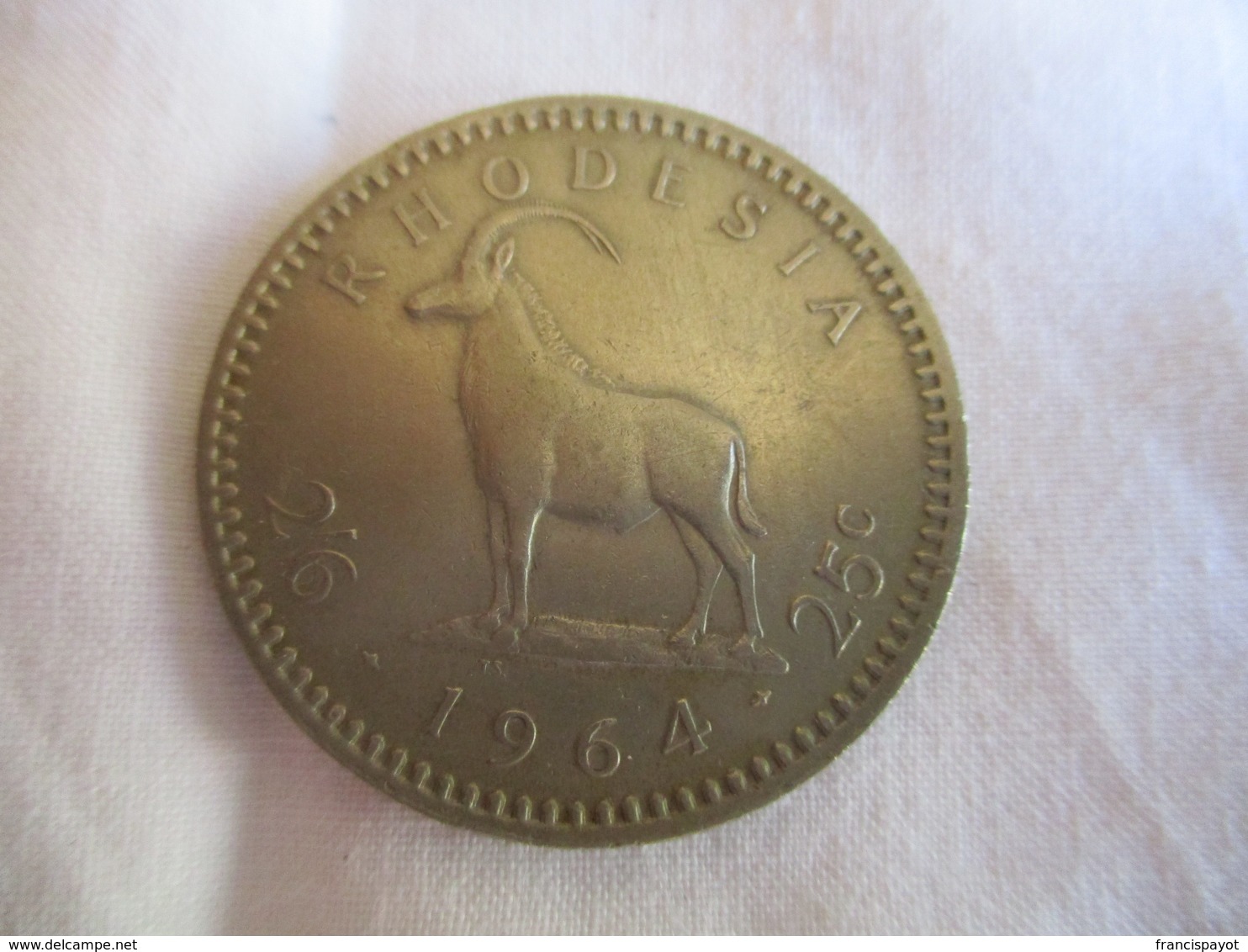 Rhodesia: 25 Cents 1964 - Rhodesien