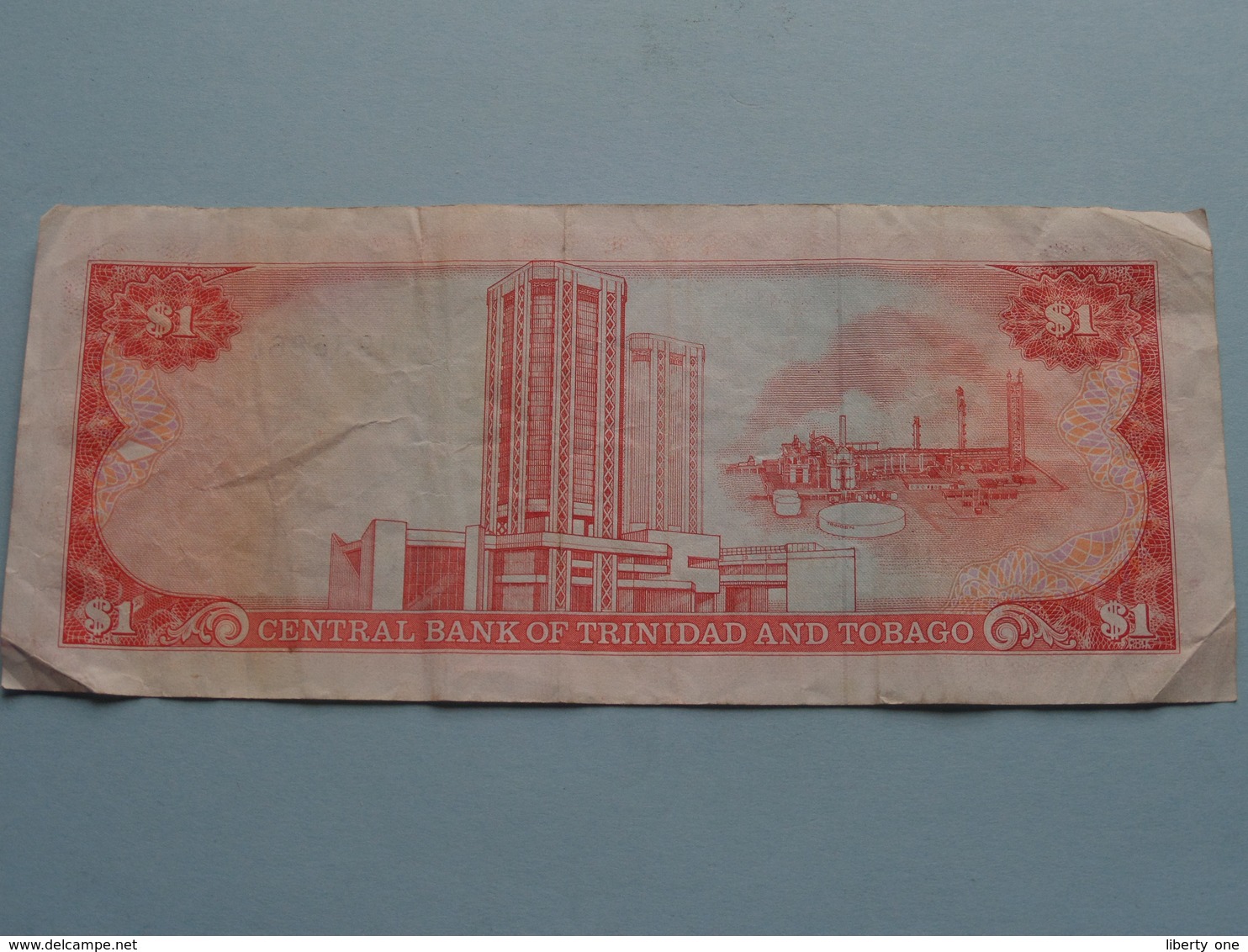 ONE DOLLAR ( JU956866 ) Central Bank Of Trinidad And Tobago ( For Grade, Please See Photo ) ! - Trinité & Tobago