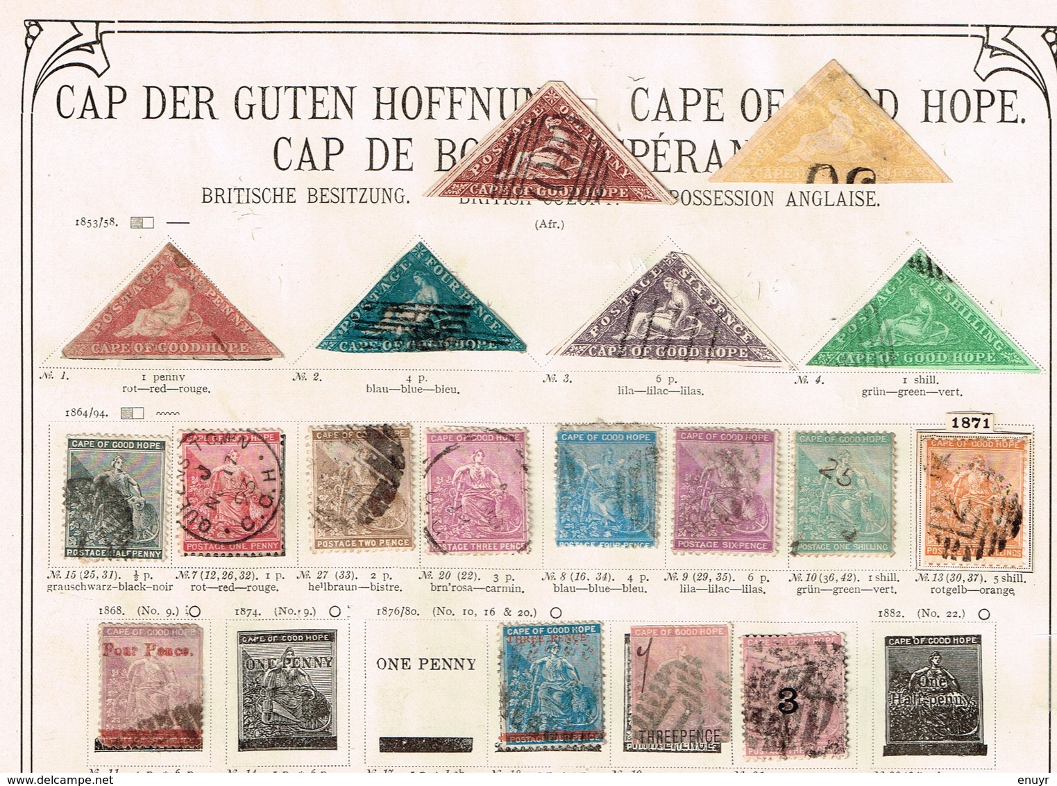 Cap De Bonne Espérance Cape Of Good Hope Ancienne Collection, Altsammlung, Old Collection, Oude Verzameling - Sammlungen (ohne Album)