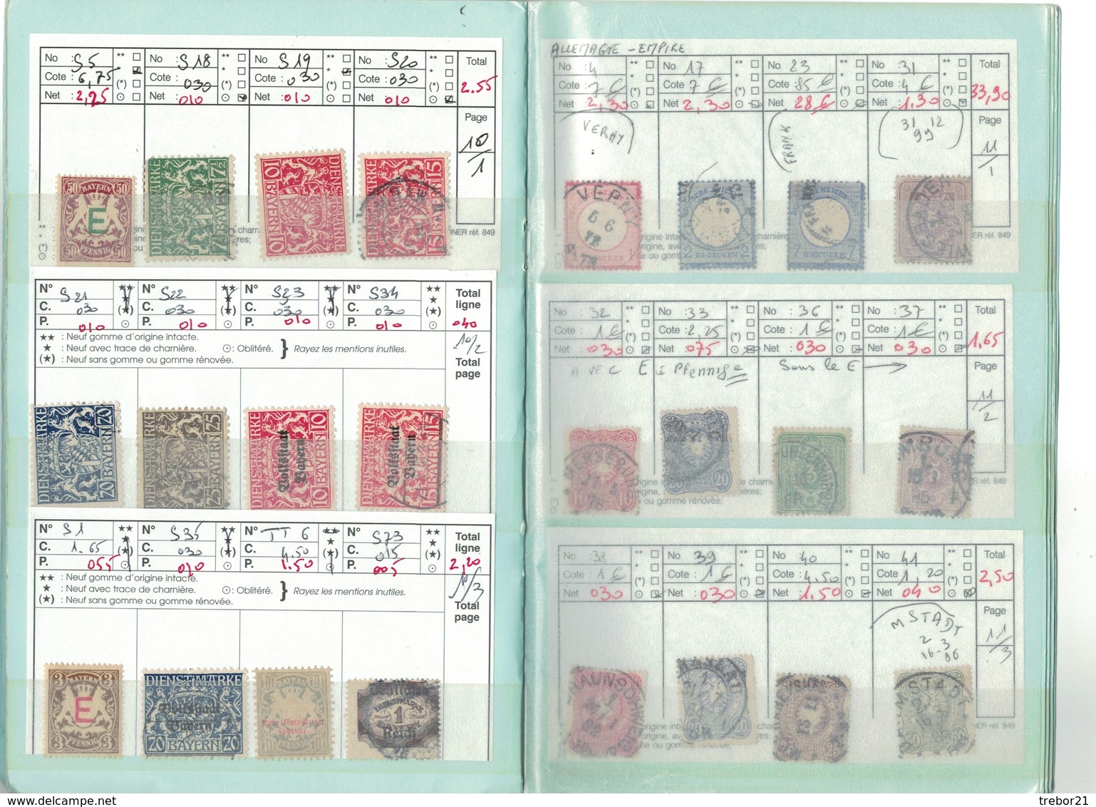 ALLEMAGNE - Trois carnets - 27 Scans.