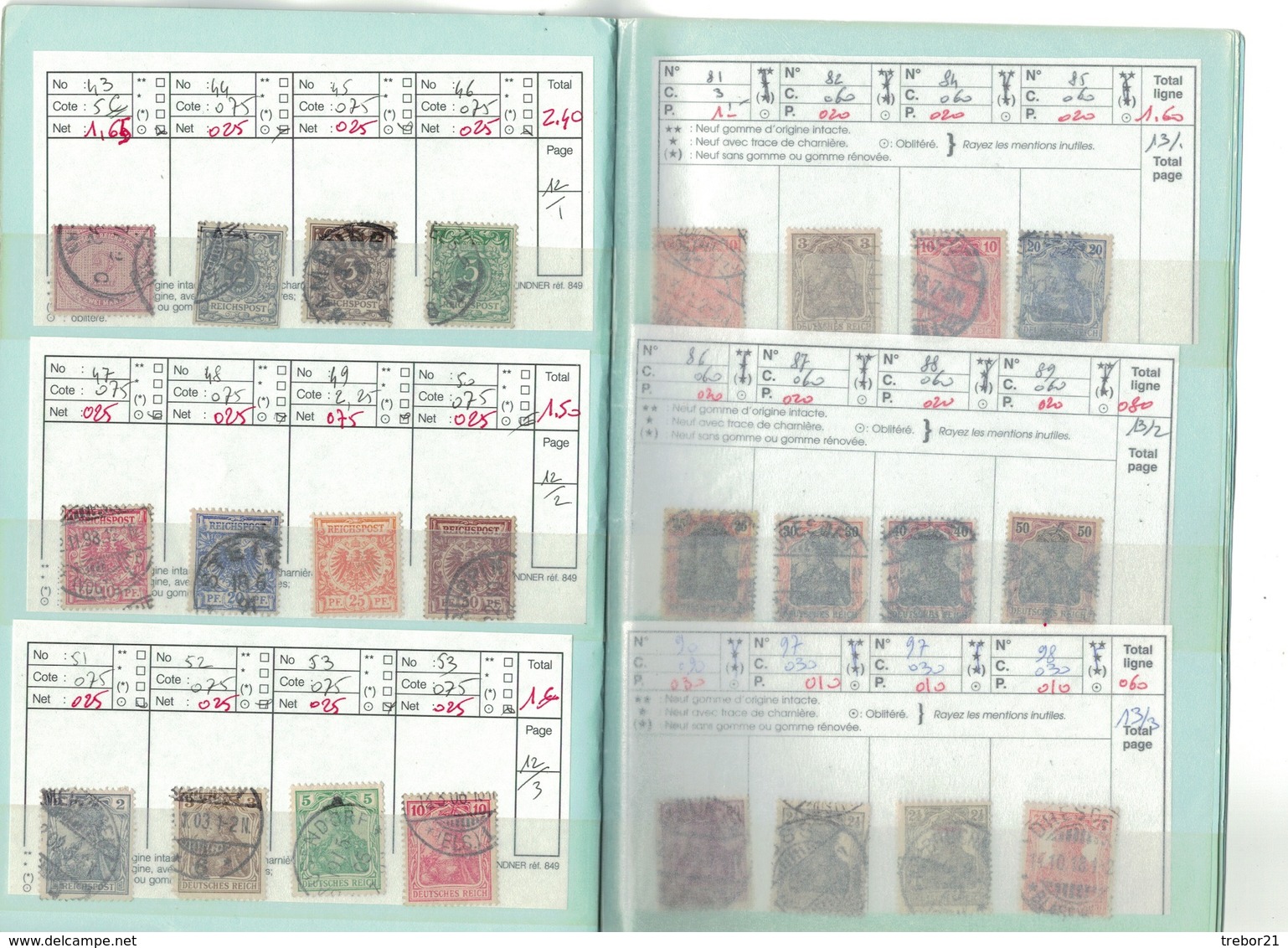 ALLEMAGNE - Trois carnets - 27 Scans.