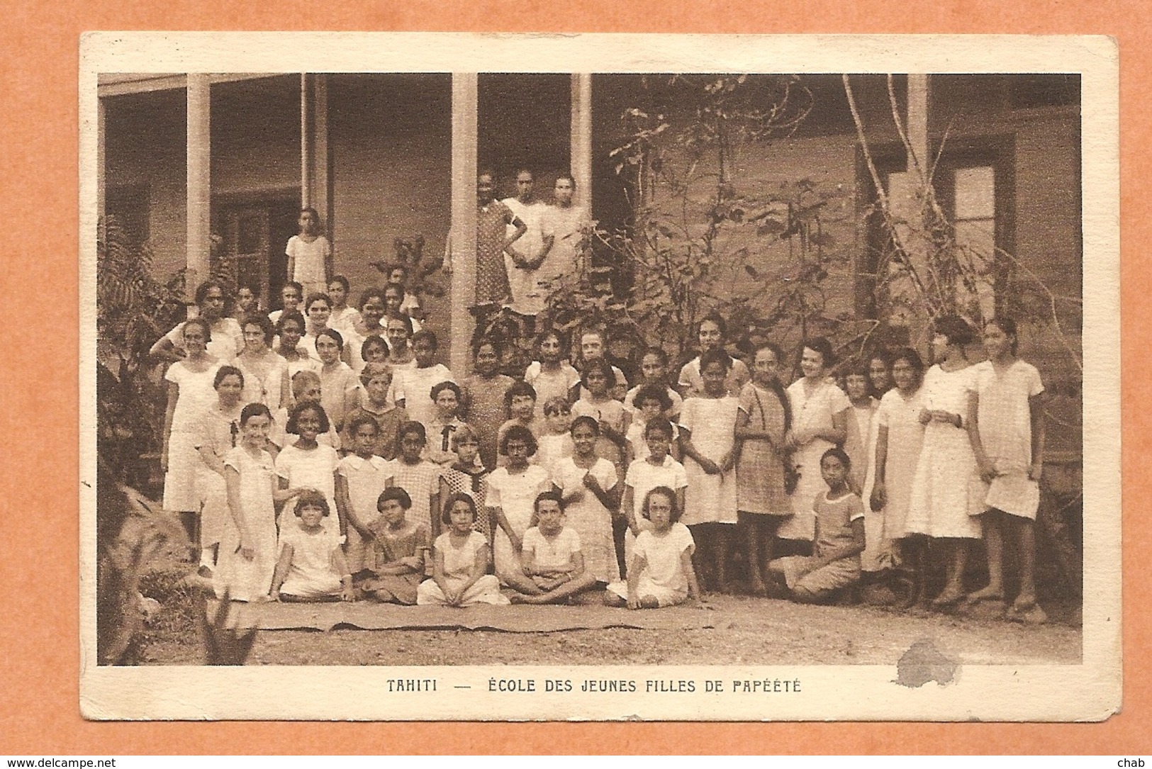 TAHITI -- ECOLE DES JEUNES FILLES DE PAPEETE - Tahiti