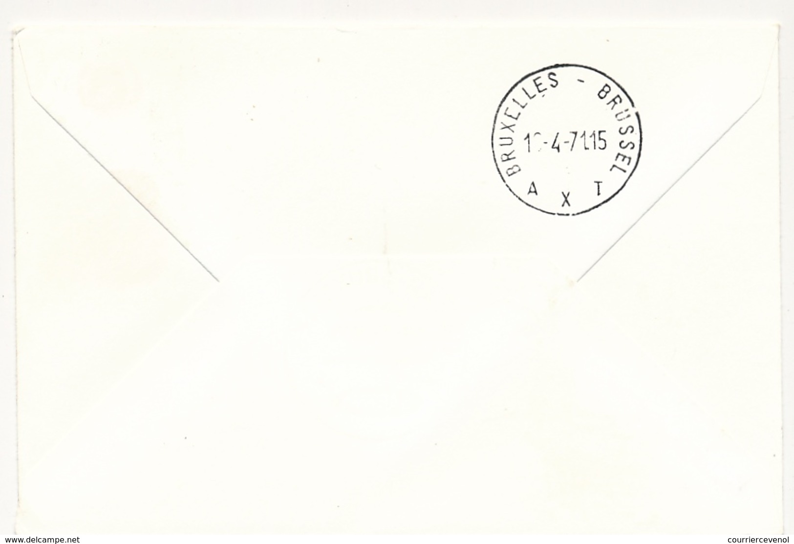 BELGIQUE - 2 Enveloppes SABENA - 1ere Liaison Aérienne - DAKAR - BRUXELLES 16/4/1971 Et Aller 13/4/1971 - Senegal (1960-...)