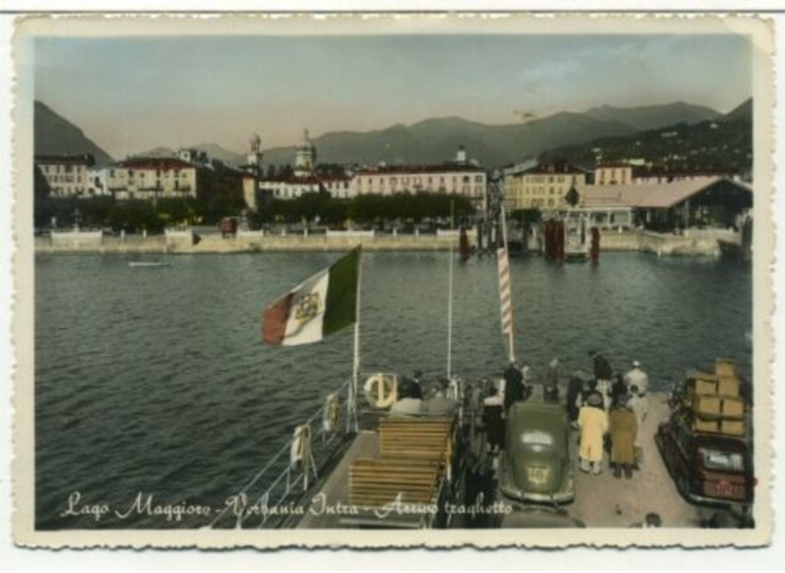 VERBANIA INTRA - ARRIVO TRAGHETTO GIARDINETTA - Verbania