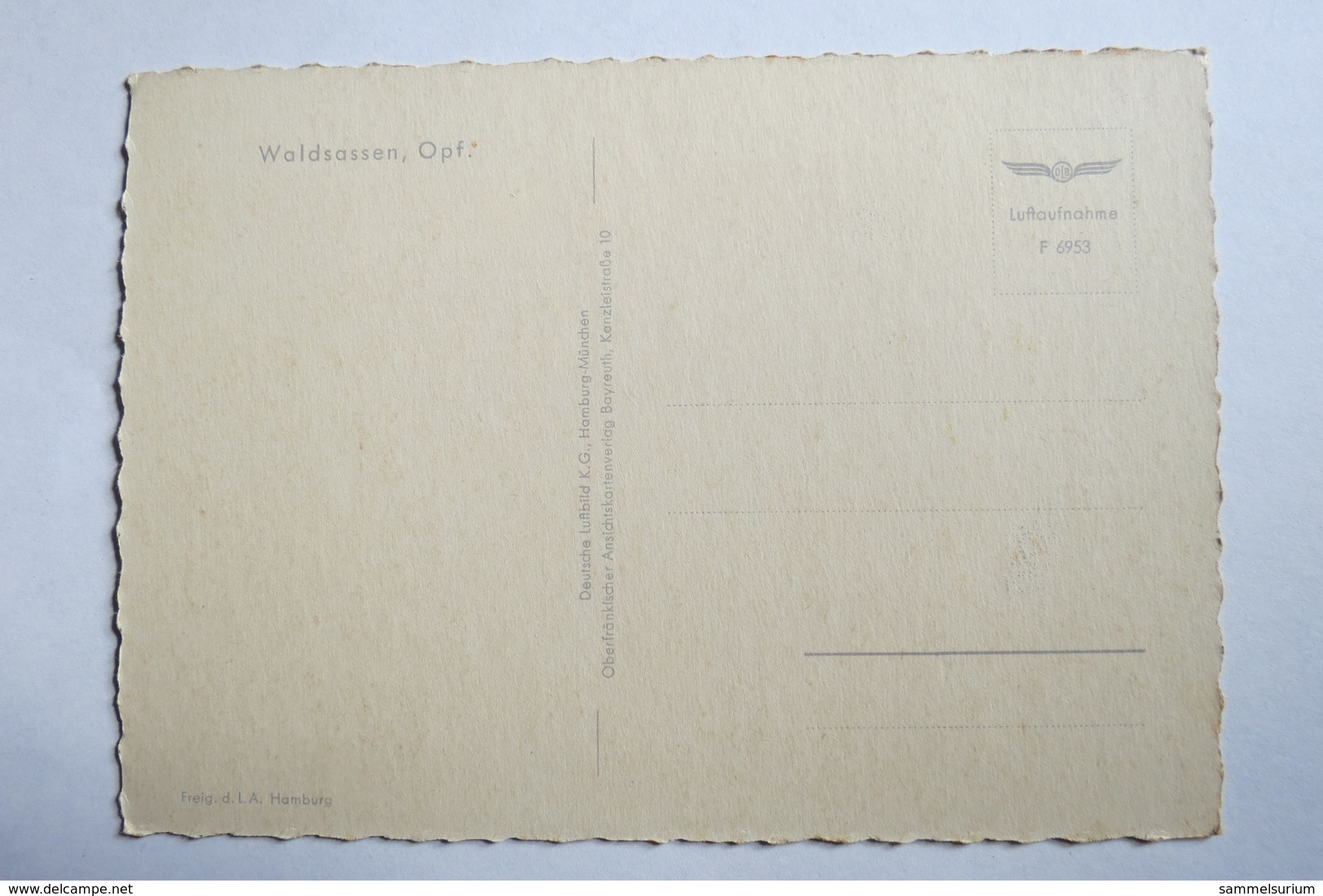 (11/2/94) Postkarte/AK "Waldsassen" Luftbild - Waldsassen