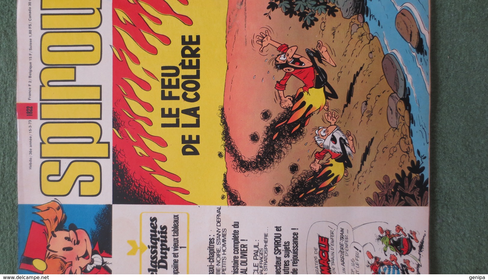 Magazine SPIROU N°1822. Année 1973 - Spirou Magazine