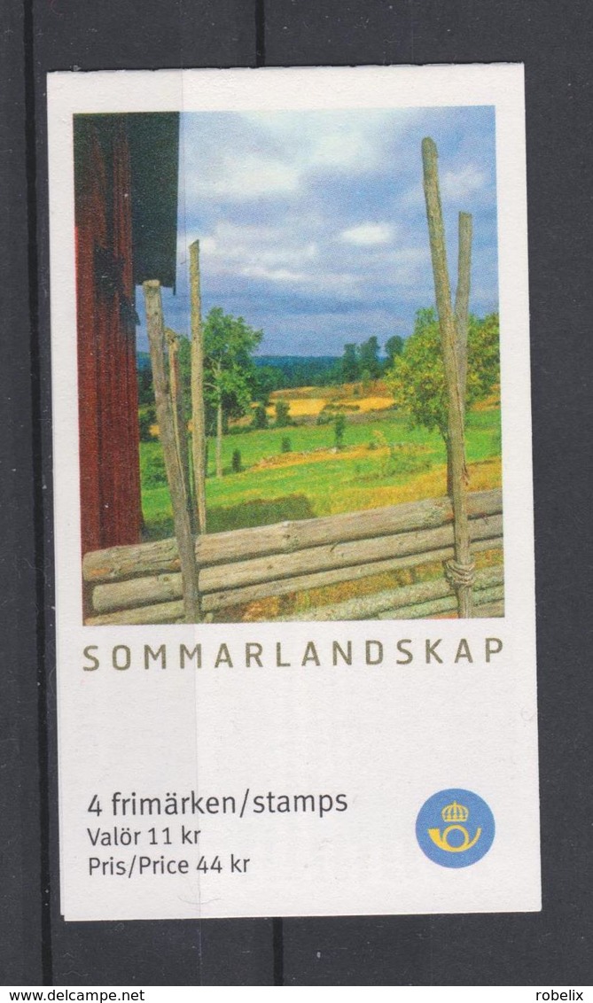 SWEDEN - SUEDE - SCHWEDEN -2007-Summer Landscapes- Landschaften Im Sommer-BOOKLET- MNH**(3 Scans) - 1981-..