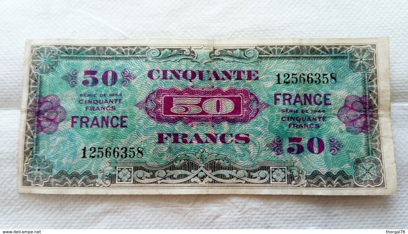 BILLET DE 50 FRANCS EMIS PAR LES USA AVANT LA LIBERATION DE LA FRANCE - Andere & Zonder Classificatie