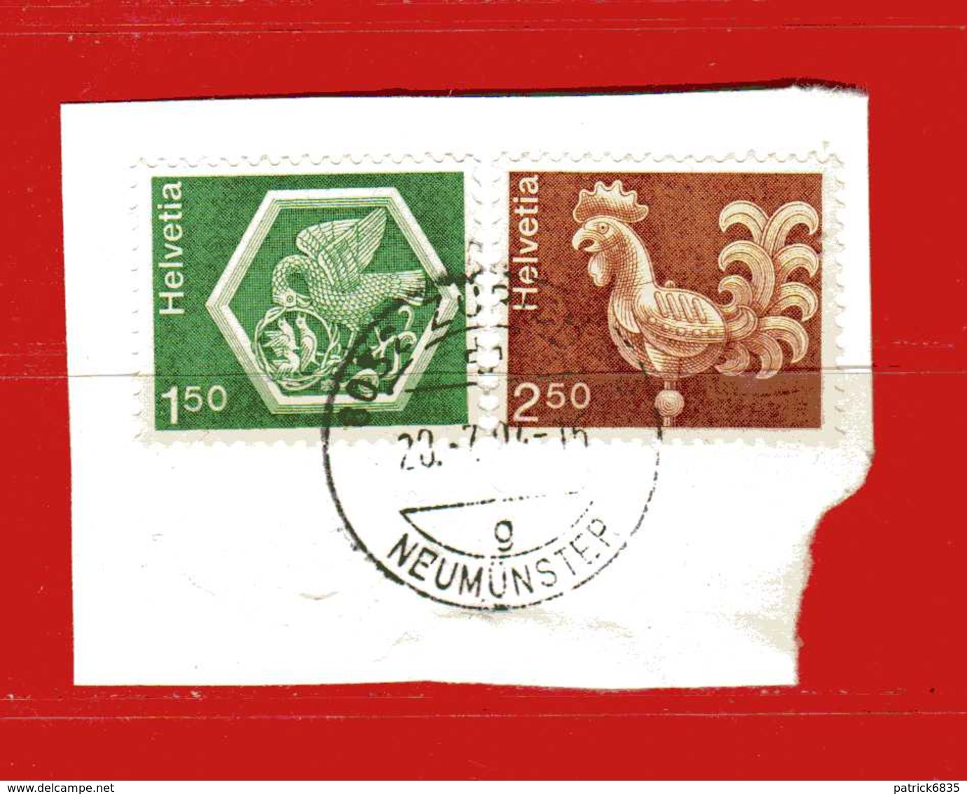 Svizzera ° 1973-1975 - Architecture. Zum. 538-542. Su Frammento. - Used Stamps