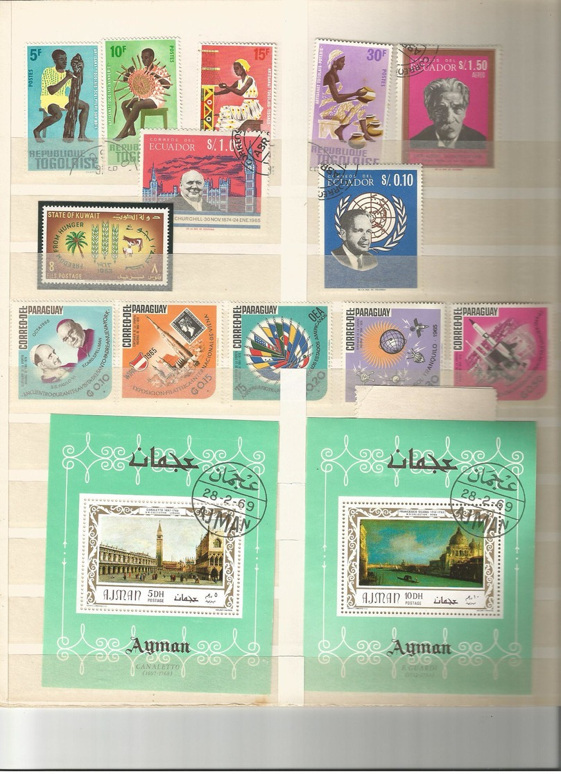 francobolli da tutto il mondo