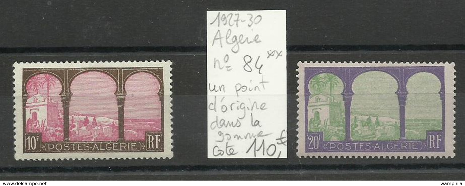 Algérie N° 84-85 Neufs ** MNH Cote YT 121€50 Voir Description - Ungebraucht