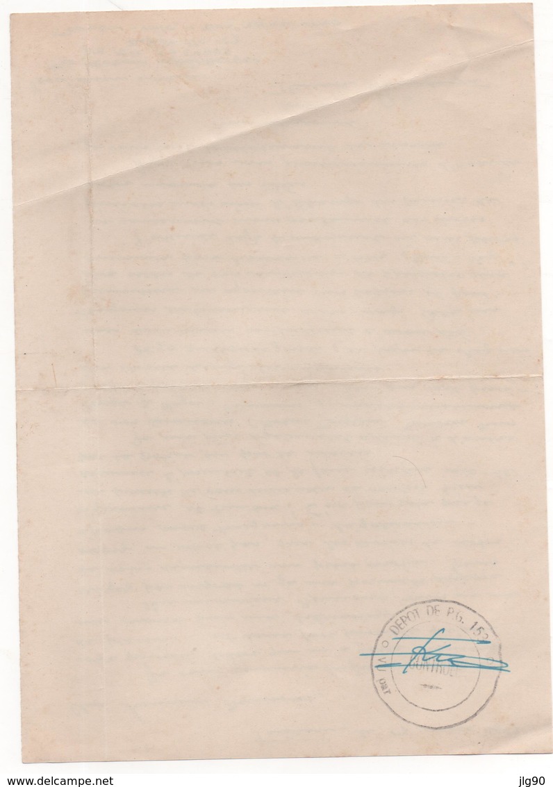 Lettre Prisonnier De Guerre Allemand De Toulon Dépôt De PG N°153 à Botans (90) Du 17/03/47 - Documentos