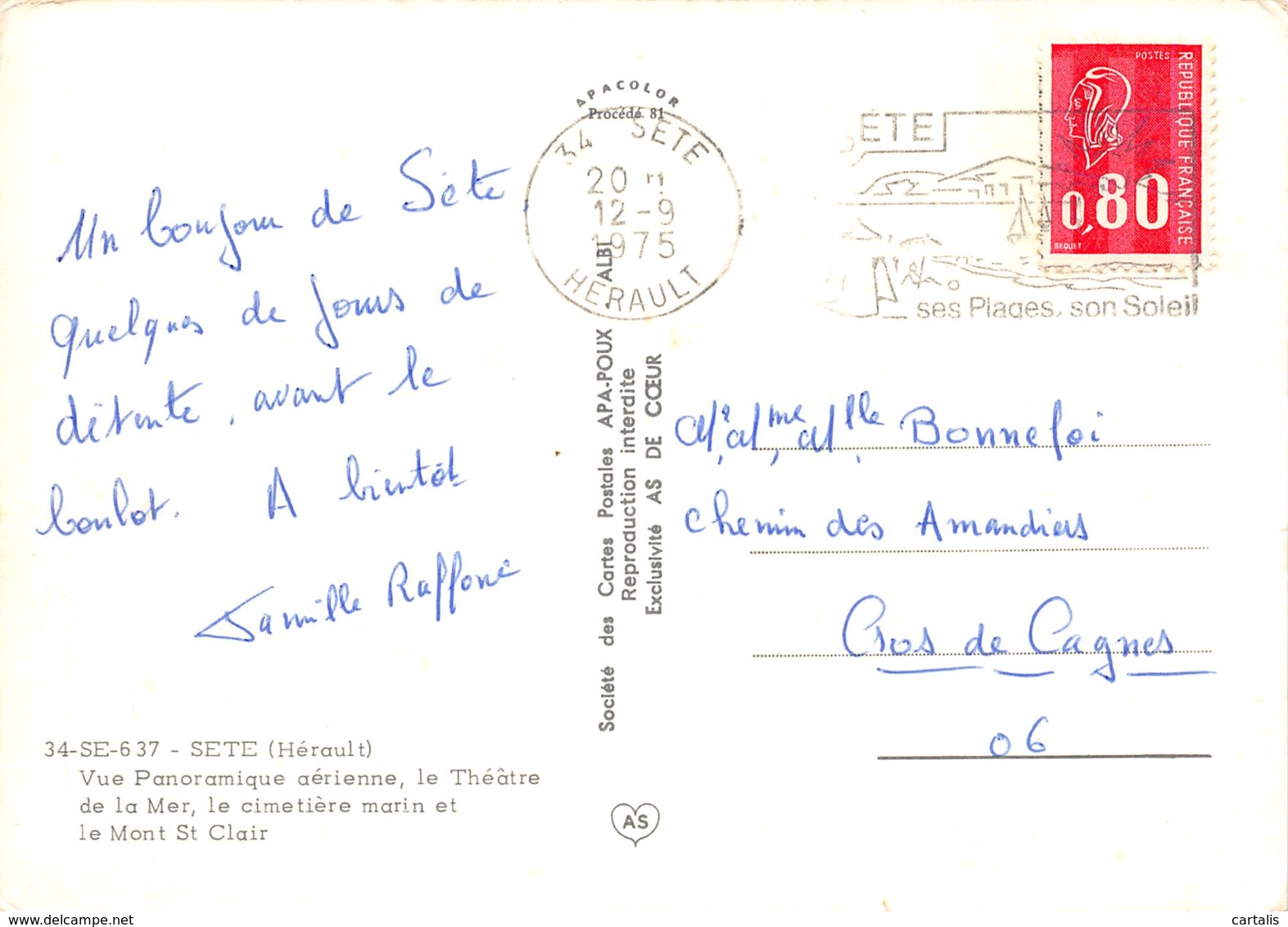 34-SETE-N°C-3449-A/0073 - Sete (Cette)