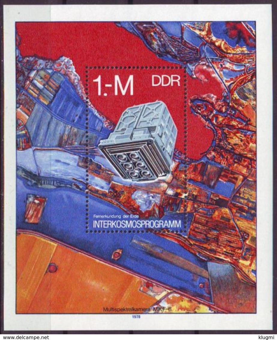 GERMANY DDR [1978] MiNr 2313 Block 52 ( **/mnh ) Raumfahrt - Neufs