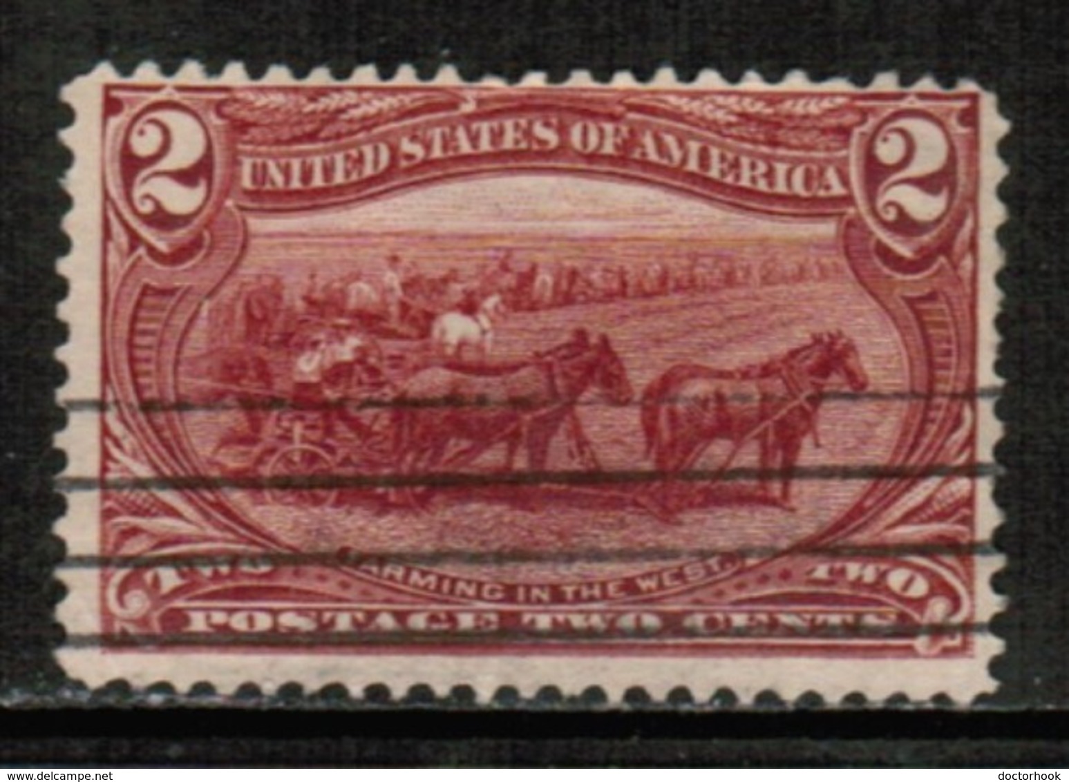 U.S.A.  Mi # 118---Scott # 286 F-VF USED  (Stamp Scan # 529) - Used Stamps